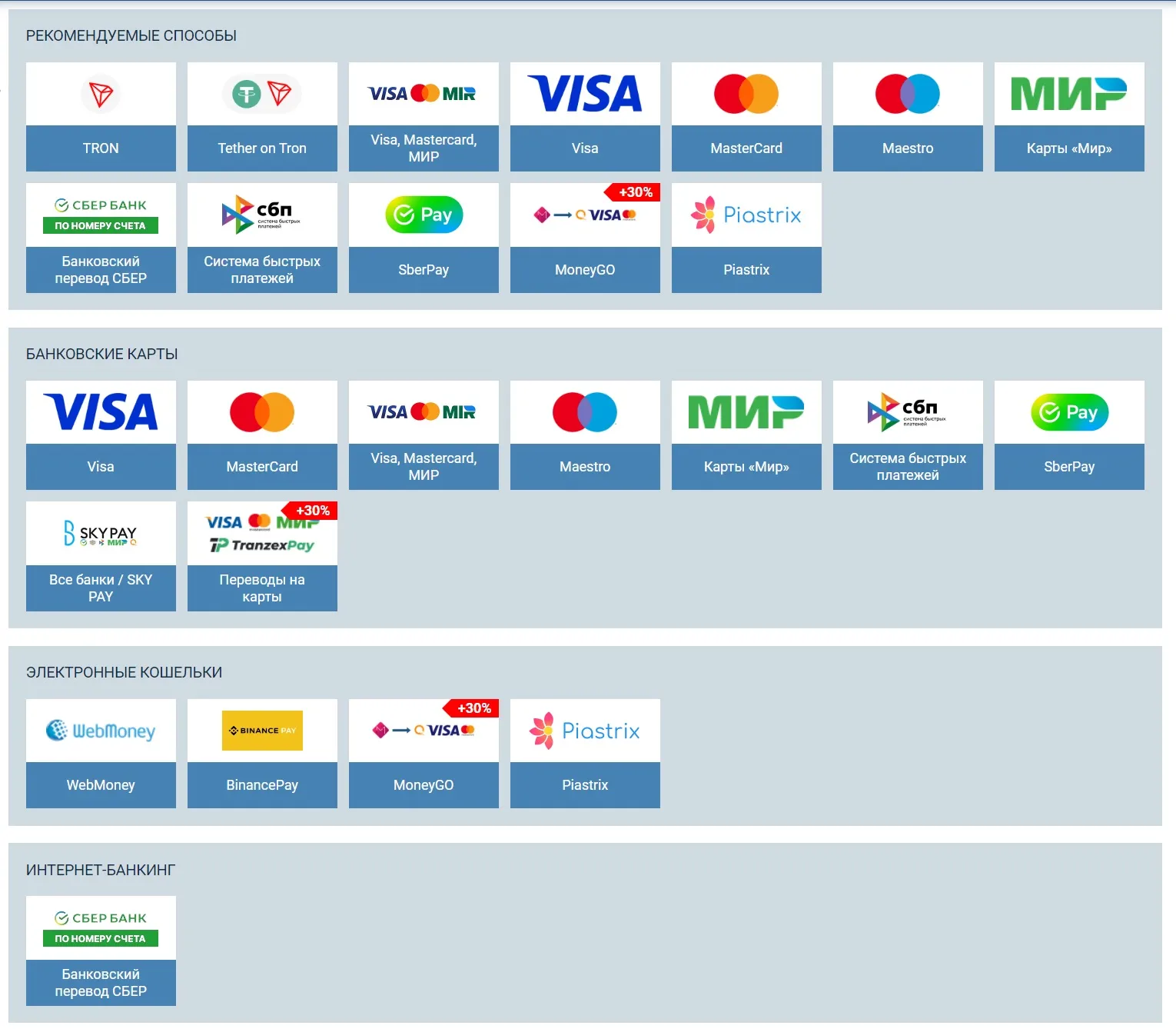 Пополнение и вывод средств с 1xBet